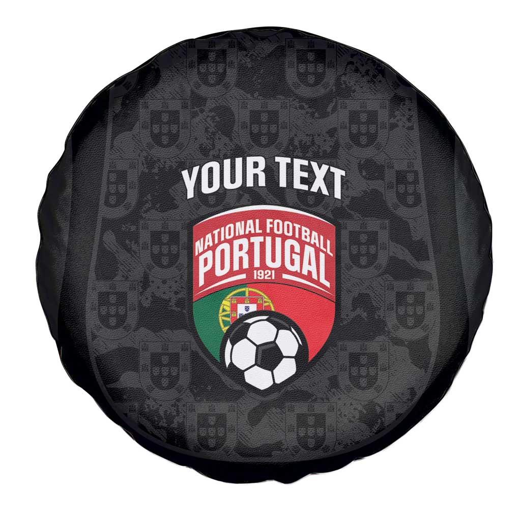 Custom Portugal Football Spare Tire Cover 2026 Come On Selecao das Quinas - Black - Wonder Print Shop