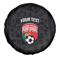 Custom Portugal Football Spare Tire Cover 2026 Come On Selecao das Quinas - Black - Wonder Print Shop