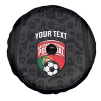 Custom Portugal Football Spare Tire Cover 2026 Come On Selecao das Quinas - Black - Wonder Print Shop