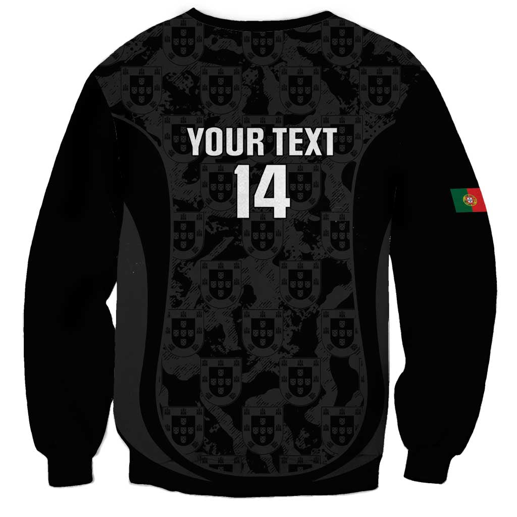 Custom Portugal Football Sweatshirt 2026 Come On Selecao das Quinas - Black - Wonder Print Shop