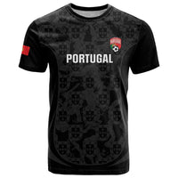 Custom Portugal Football T Shirt 2026 Come On Selecao das Quinas - Black - Wonder Print Shop