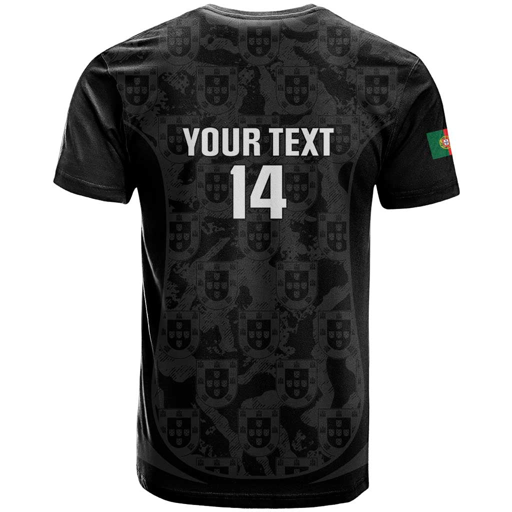 Custom Portugal Football T Shirt 2026 Come On Selecao das Quinas - Black - Wonder Print Shop