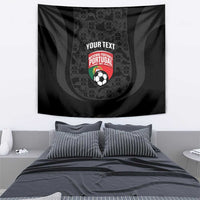 Custom Portugal Football Tapestry 2026 Come On Selecao das Quinas - Black - Wonder Print Shop