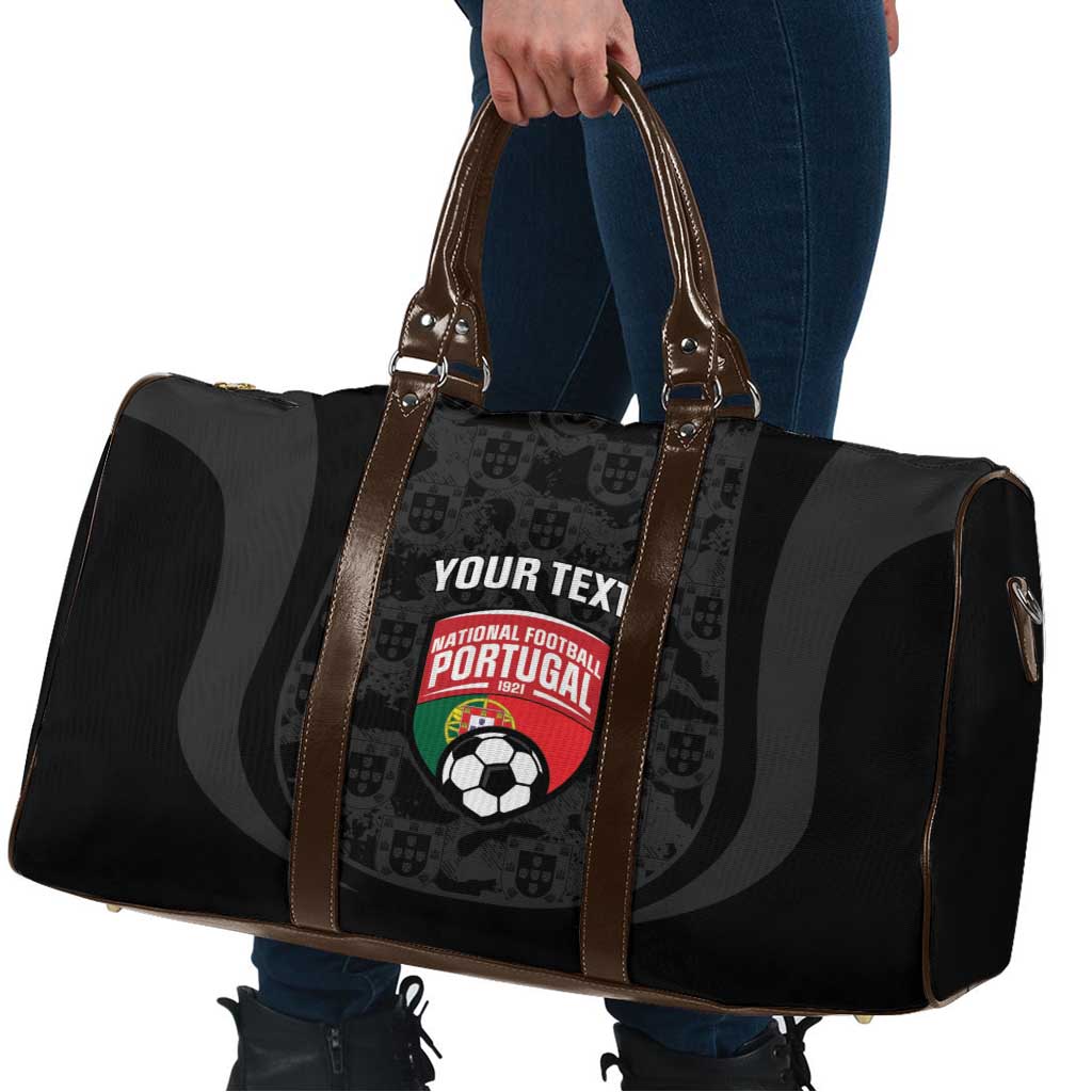 Custom Portugal Football Travel Bag 2026 Come On Selecao das Quinas - Black - Wonder Print Shop