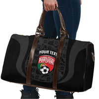 Custom Portugal Football Travel Bag 2026 Come On Selecao das Quinas - Black - Wonder Print Shop