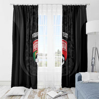Custom Portugal Football Window Curtain 2026 Come On Selecao das Quinas - Black - Wonder Print Shop