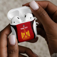 Custom Egypt Football AirPods Case 2026 Go Pharaohs Ancient Egyptian Pattern - Wonder Print Shop