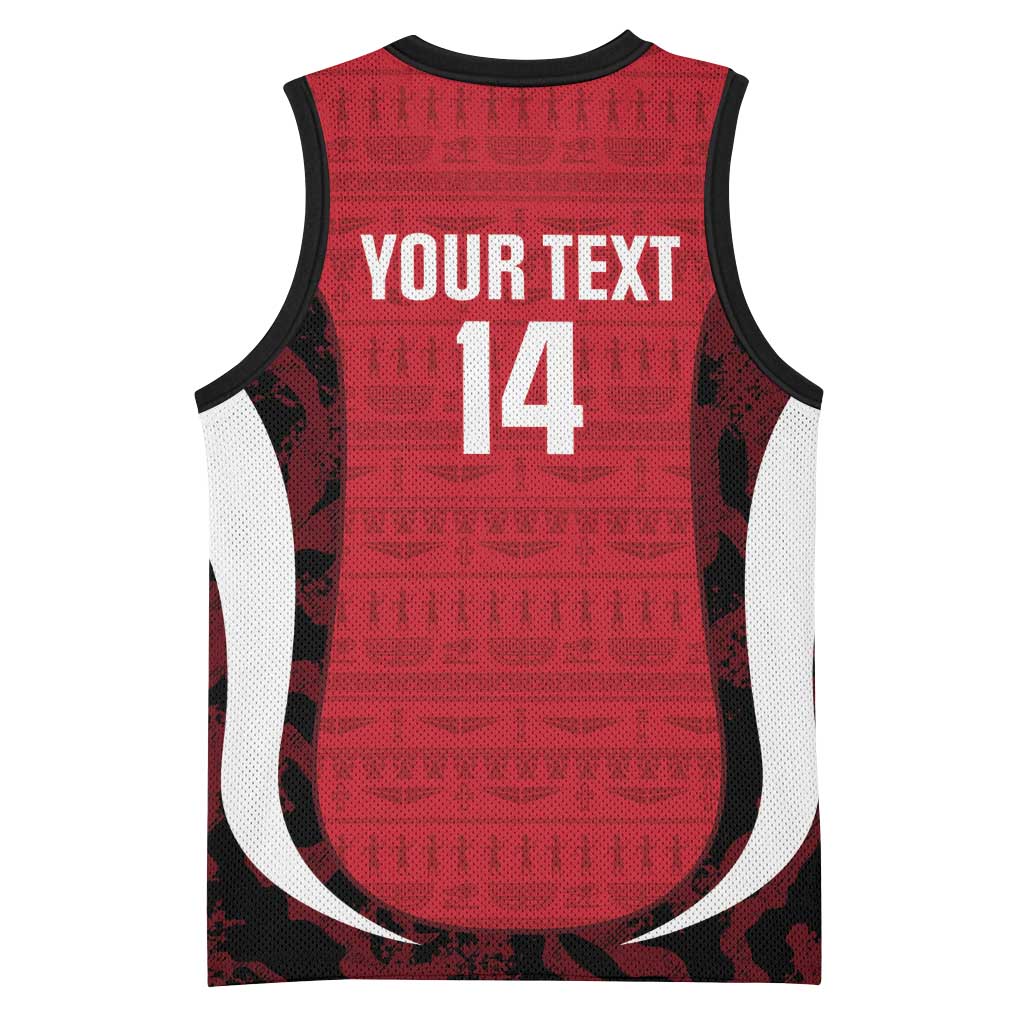 Custom Egypt Football Basketball Jersey 2026 Go Pharaohs Ancient Egyptian Pattern - Wonder Print Shop