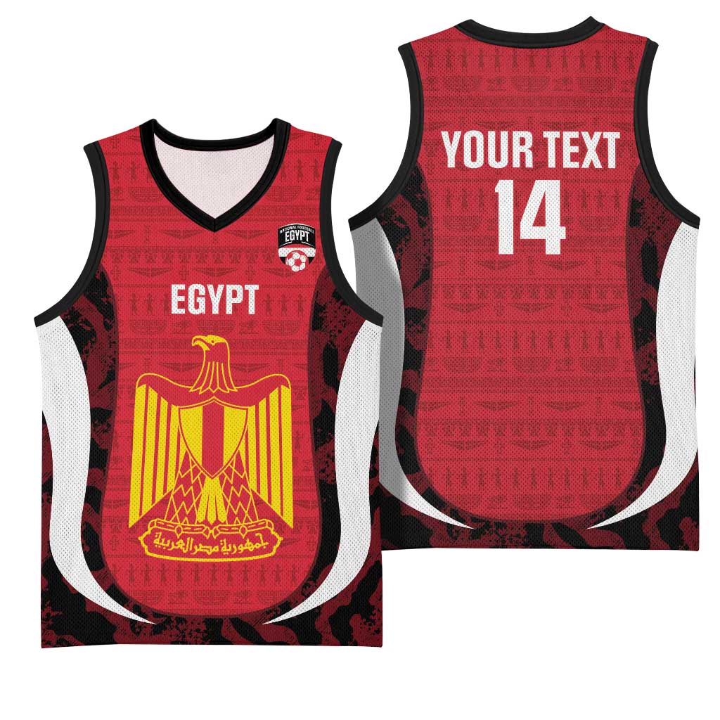 Custom Egypt Football Basketball Jersey 2026 Go Pharaohs Ancient Egyptian Pattern - Wonder Print Shop
