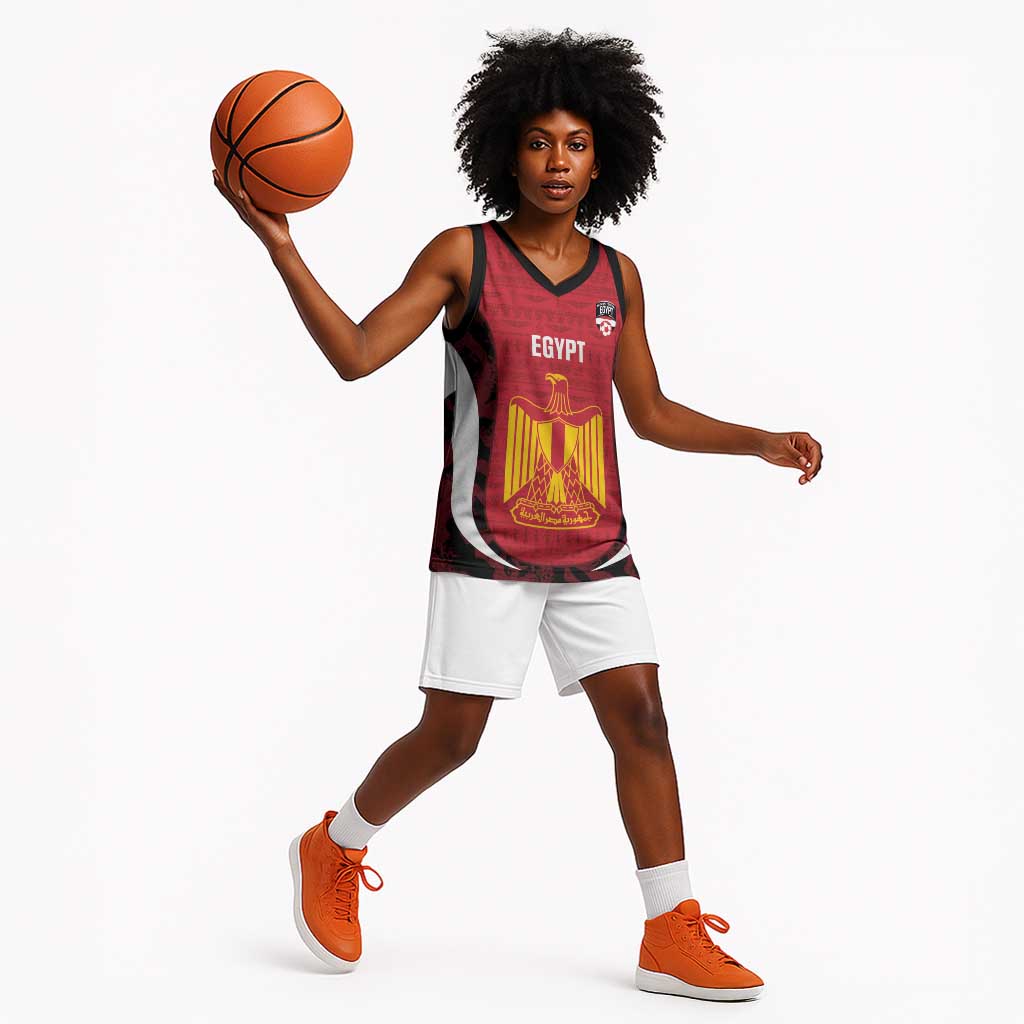 Custom Egypt Football Basketball Jersey 2026 Go Pharaohs Ancient Egyptian Pattern - Wonder Print Shop