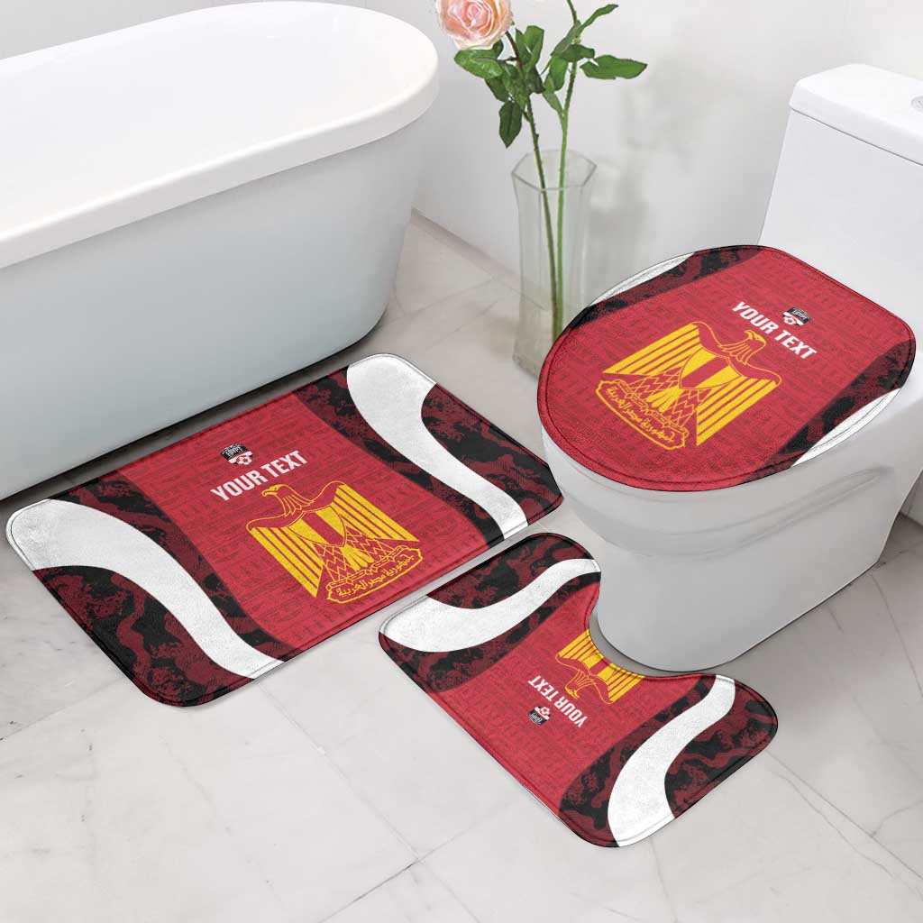 Custom Egypt Football Bathroom Set 2026 Go Pharaohs Ancient Egyptian Pattern - Wonder Print Shop