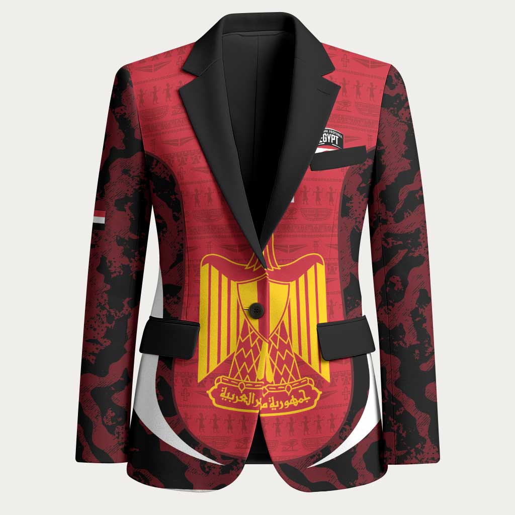 Custom Egypt Football Blazer 2026 Go Pharaohs Ancient Egyptian Pattern - Wonder Print Shop