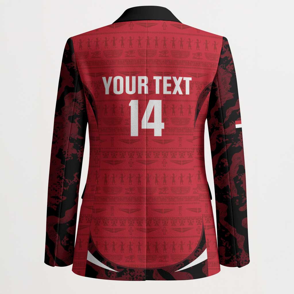 Custom Egypt Football Blazer 2026 Go Pharaohs Ancient Egyptian Pattern - Wonder Print Shop