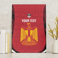 Custom Egypt Football Canvas Wall Art 2026 Go Pharaohs Ancient Egyptian Pattern - Wonder Print Shop