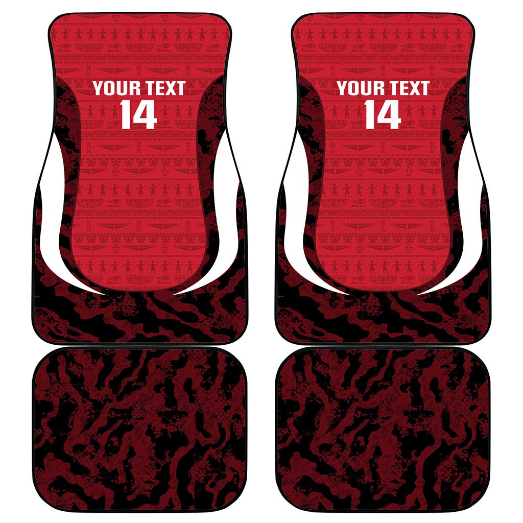Custom Egypt Football Car Mats 2026 Go Pharaohs Ancient Egyptian Pattern - Wonder Print Shop