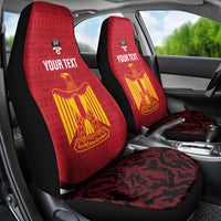 Custom Egypt Football Car Seat Cover 2026 Go Pharaohs Ancient Egyptian Pattern - Wonder Print Shop