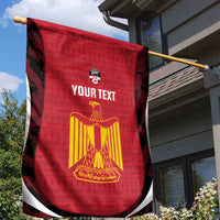 Custom Egypt Football Garden Flag 2026 Go Pharaohs Ancient Egyptian Pattern - Wonder Print Shop
