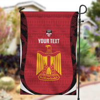 Custom Egypt Football Garden Flag 2026 Go Pharaohs Ancient Egyptian Pattern - Wonder Print Shop