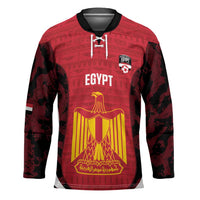 Custom Egypt Football Hockey Jersey 2026 Go Pharaohs Ancient Egyptian Pattern - Wonder Print Shop