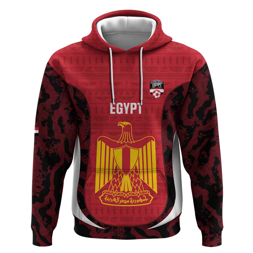 Custom Egypt Football Hoodie 2026 Go Pharaohs Ancient Egyptian Pattern - Wonder Print Shop