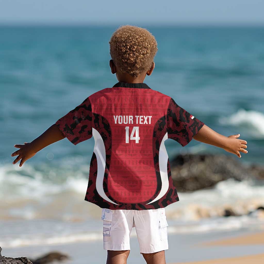 Custom Egypt Football Kid Hawaiian Shirt 2026 Go Pharaohs Ancient Egyptian Pattern LT14