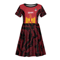 Custom Egypt Football Kid Short Sleeve Dress 2026 Go Pharaohs Ancient Egyptian Pattern LT14
