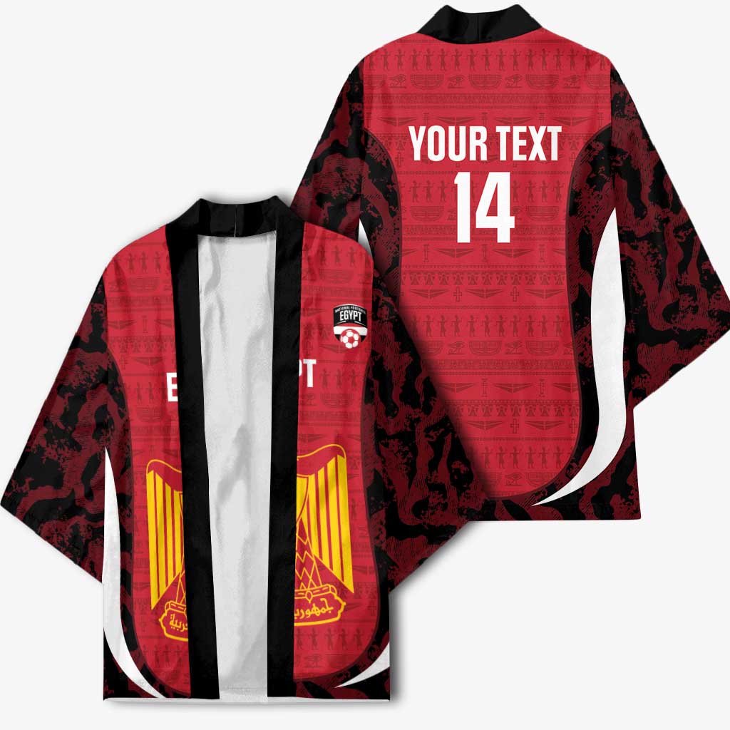 Custom Egypt Football Kimono 2026 Go Pharaohs Ancient Egyptian Pattern - Wonder Print Shop