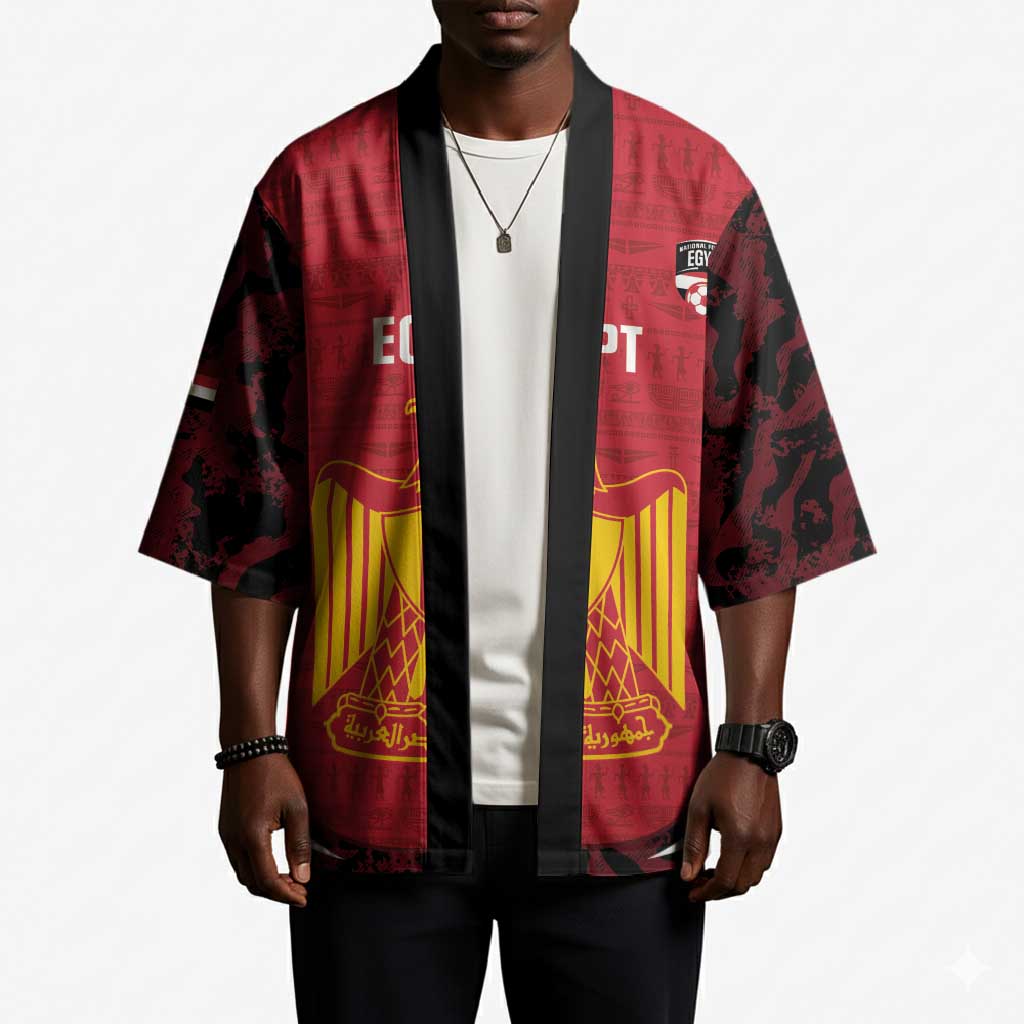 Custom Egypt Football Kimono 2026 Go Pharaohs Ancient Egyptian Pattern - Wonder Print Shop