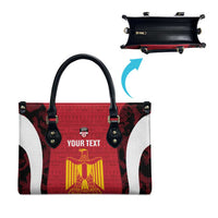 Custom Egypt Football Leather Bag 2026 Go Pharaohs Ancient Egyptian Pattern - Wonder Print Shop