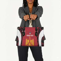 Custom Egypt Football Leather Bag 2026 Go Pharaohs Ancient Egyptian Pattern - Wonder Print Shop
