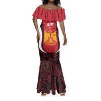 Custom Egypt Football Mermaid Dress 2026 Go Pharaohs Ancient Egyptian Pattern LT14
