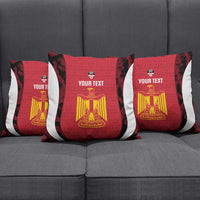 Custom Egypt Football Pillow Cover 2026 Go Pharaohs Ancient Egyptian Pattern - Wonder Print Shop