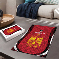 Custom Egypt Football Puzzle 2026 Go Pharaohs Ancient Egyptian Pattern - Wonder Print Shop