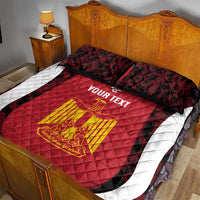 Custom Egypt Football Quilt Bed Set 2026 Go Pharaohs Ancient Egyptian Pattern - Wonder Print Shop