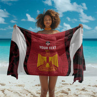 Custom Egypt Football Sarong 2026 Go Pharaohs Ancient Egyptian Pattern - Wonder Print Shop