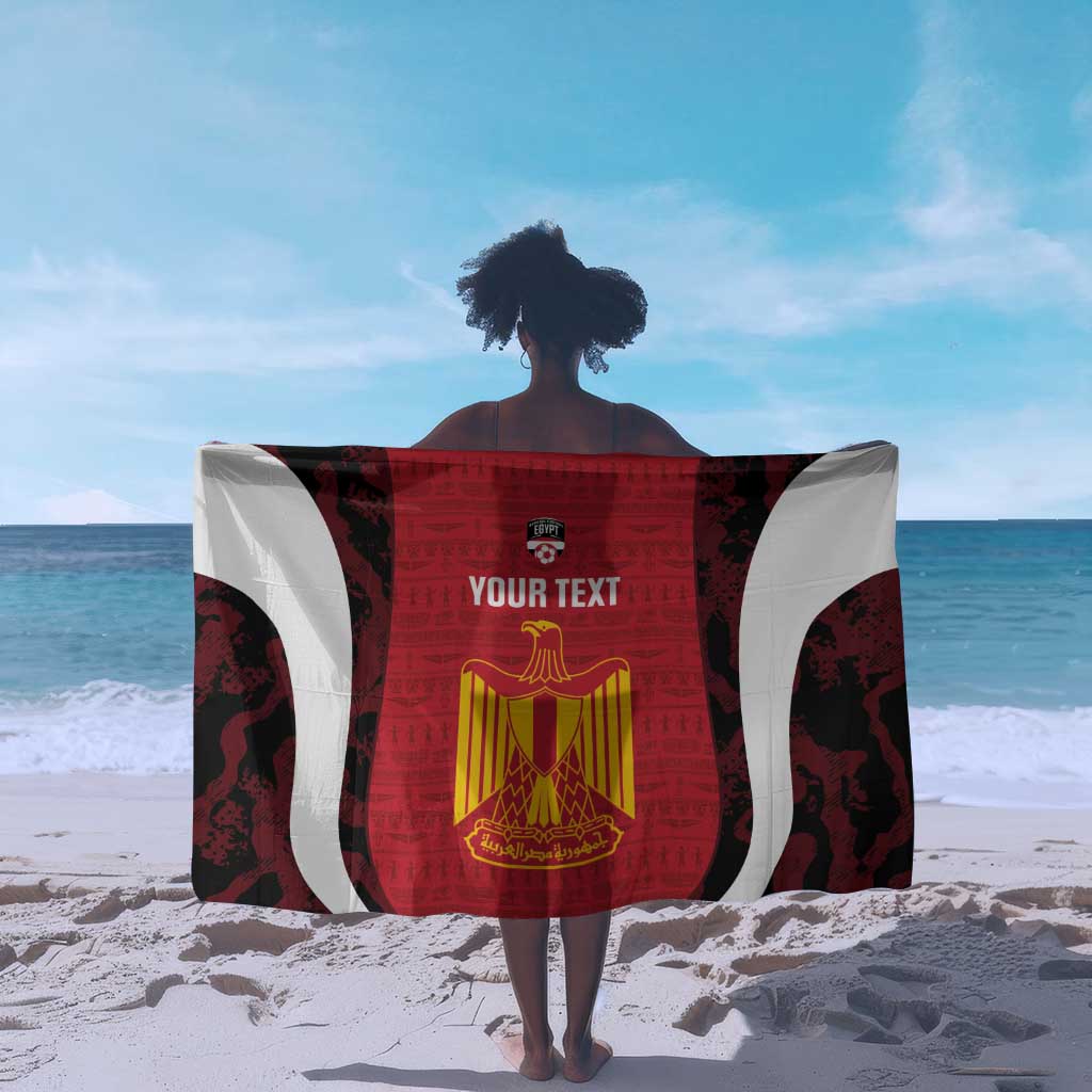 Custom Egypt Football Sarong 2026 Go Pharaohs Ancient Egyptian Pattern - Wonder Print Shop