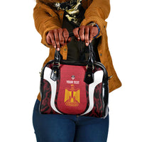 Custom Egypt Football Shoulder Handbag 2026 Go Pharaohs Ancient Egyptian Pattern - Wonder Print Shop
