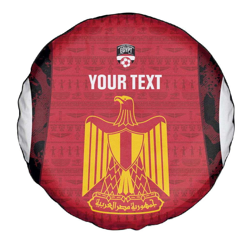 Custom Egypt Football Spare Tire Cover 2026 Go Pharaohs Ancient Egyptian Pattern - Wonder Print Shop