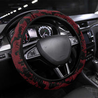 Egypt Football Steering Wheel Cover 2026 Go Pharaohs Ancient Egyptian Pattern - Wonder Print Shop