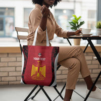 Custom Egypt Football Tote Bag 2026 Go Pharaohs Ancient Egyptian Pattern - Wonder Print Shop