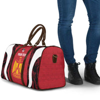 Custom Egypt Football Travel Bag 2026 Go Pharaohs Ancient Egyptian Pattern - Wonder Print Shop