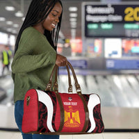 Custom Egypt Football Travel Bag 2026 Go Pharaohs Ancient Egyptian Pattern - Wonder Print Shop