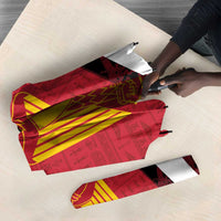 Custom Egypt Football Umbrella 2026 Go Pharaohs Ancient Egyptian Pattern - Wonder Print Shop