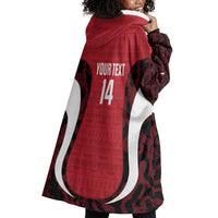Custom Egypt Football Wearable Blanket Hoodie 2026 Go Pharaohs Ancient Egyptian Pattern - Wonder Print Shop
