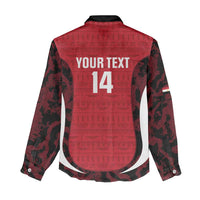 Custom Egypt Football Women Casual Shirt 2026 Go Pharaohs Ancient Egyptian Pattern - Wonder Print Shop