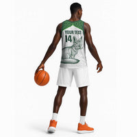 Custom Algeria Football Basketball Jersey 2026 Go Greens Fennec With Islamic Pattern - Wonder Print Shop