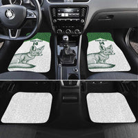 Custom Algeria Football Car Mats 2026 Go Greens Fennec With Islamic Pattern - Wonder Print Shop
