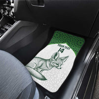 Custom Algeria Football Car Mats 2026 Go Greens Fennec With Islamic Pattern - Wonder Print Shop