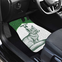 Custom Algeria Football Car Mats 2026 Go Greens Fennec With Islamic Pattern - Wonder Print Shop