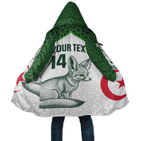 Custom Algeria Football Cloak 2026 Go Greens Fennec With Islamic Pattern - Wonder Print Shop